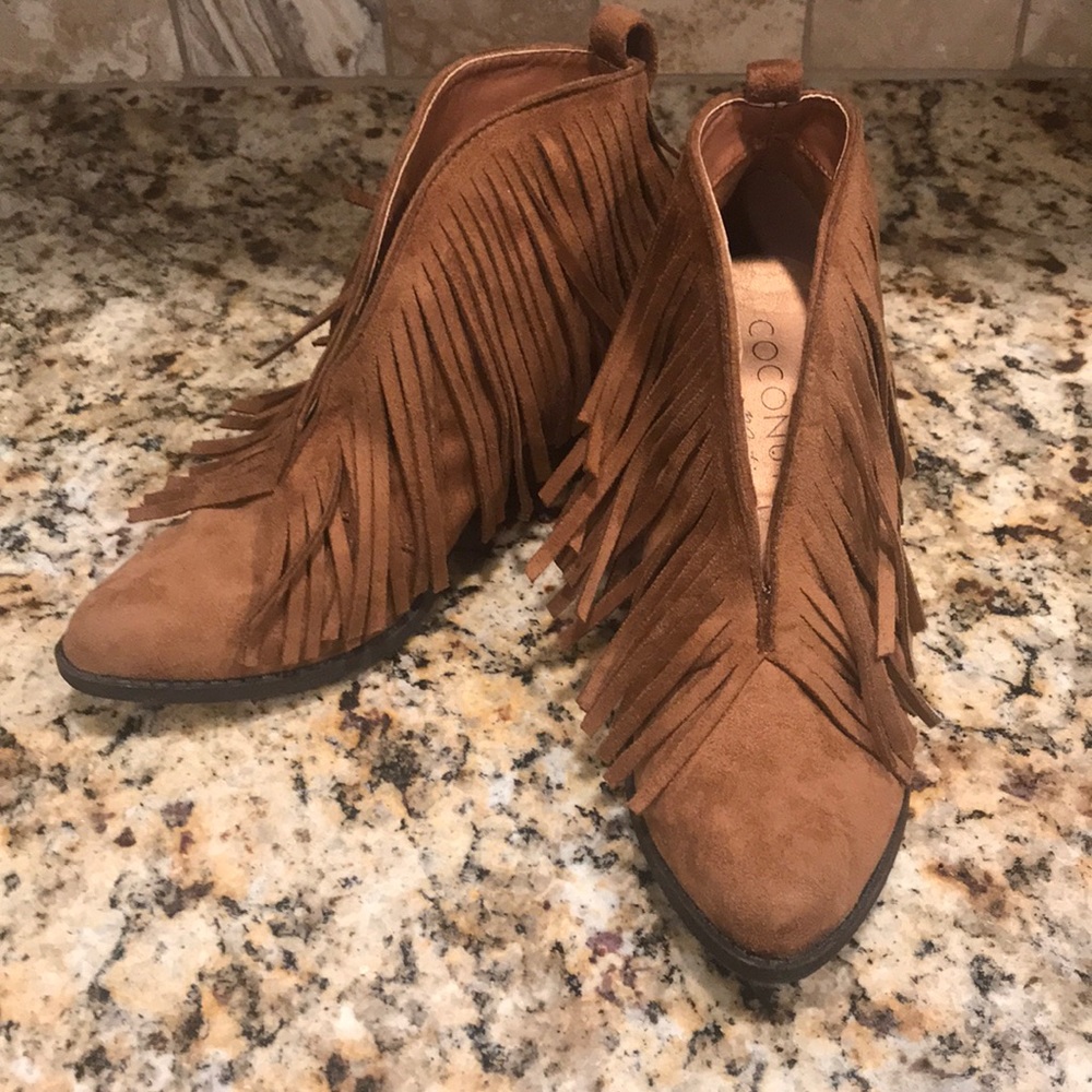 BRAND NEW Fringe Booties